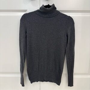 Eddie Bauer gray turtleneck sweater petite XSmall